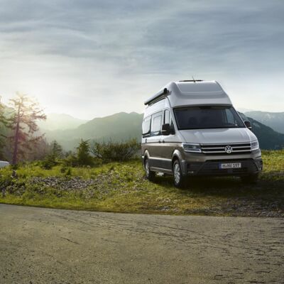 Volkswagen grand california in grau