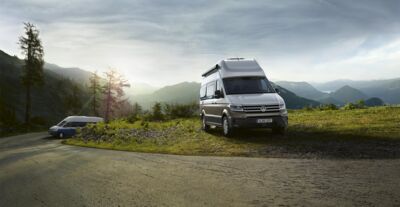 Volkswagen grand california in grau