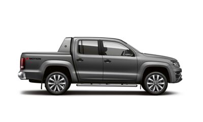 VW Amarok in grau im profil