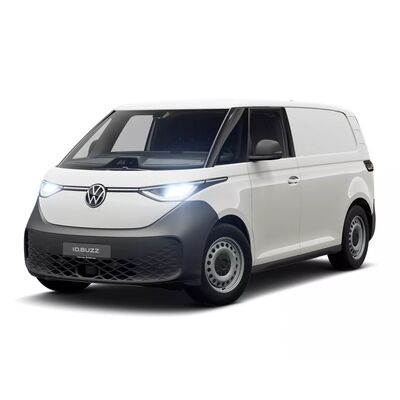 Der Volkswagen ID. Buzz Cargo präsentiert sich modern und effizient, ideal für Transportlösungen von Auto Röhr.